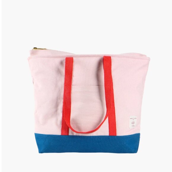 IMMODEST COTTON Small Zipper Tote - Sky - Picture 6 of 8